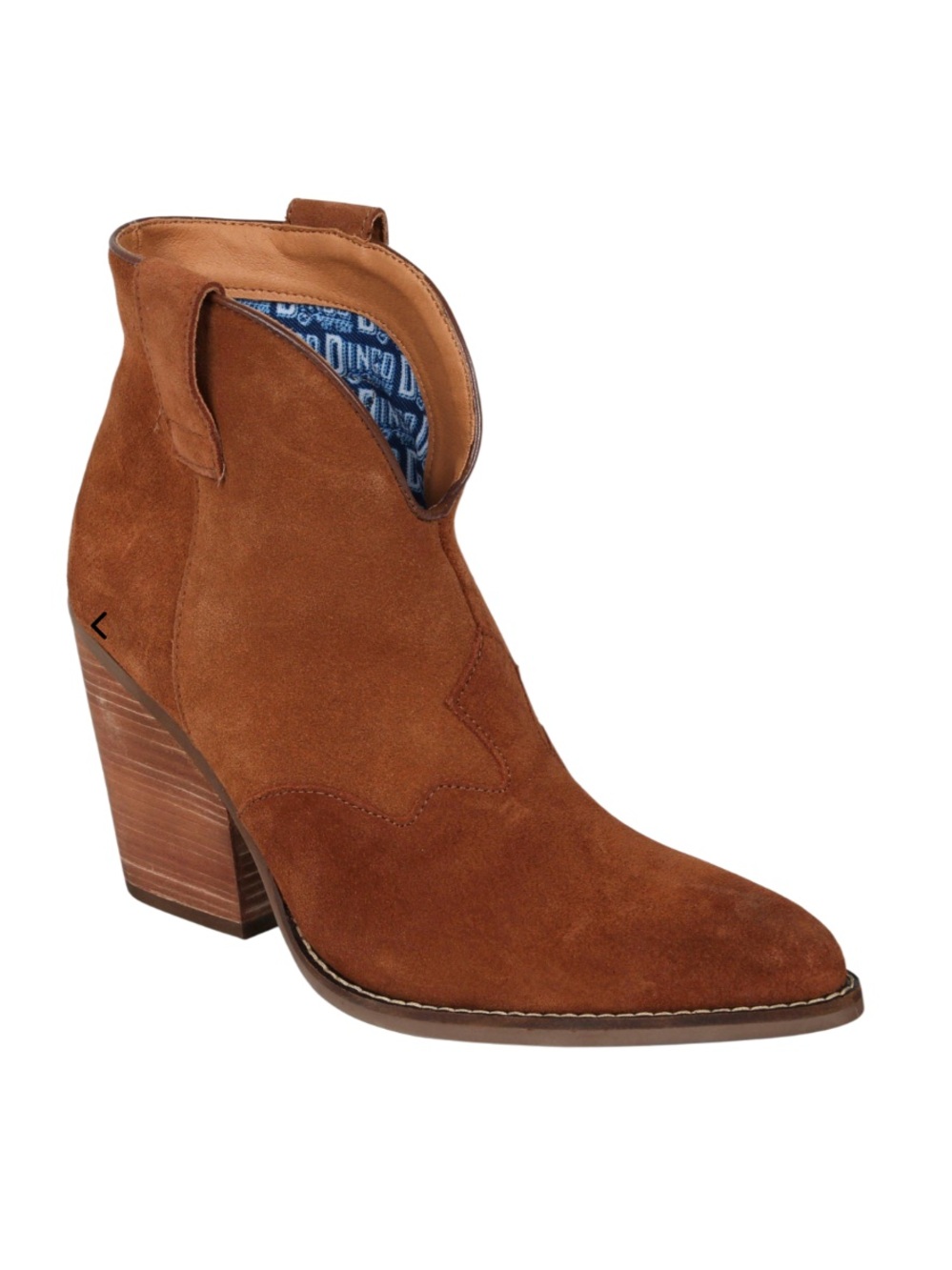 Dingo Fannie Brown Suede Women's Western Ankle Boot NWT Size 11